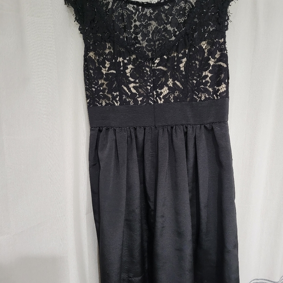 Eliza J Black Lace Fit/Flare Cocktail Party Dress - Picture 3 of 4